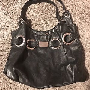 Nine West Black Faux Leather Purse
